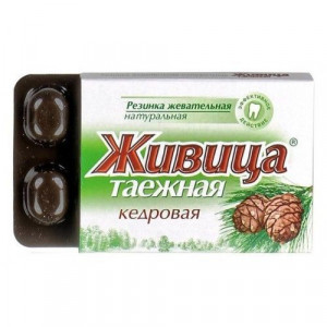 ТАЕЖНАЯ СМОЛКА ЖИВИЦА ЖЕВ.РЕЗИНКА КЕДР №5