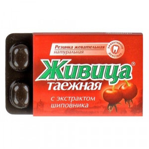 ТАЕЖНАЯ СМОЛКА ЖИВИЦА ЖЕВ.РЕЗИНКА ШИПОВНИК №5