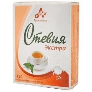 СТЕВИЯ ЭКСТРА ЗАМЕНИТЕЛЬ САХАРА №150 ШИП. ТАБ.