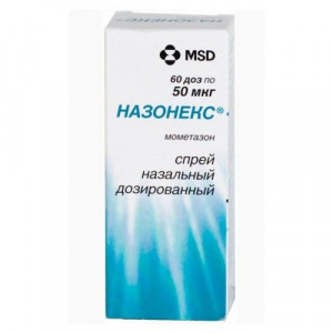 НАЗОНЕКС 50МКГ/ДОЗА 10Г. 60ДОЗ №1 НАЗАЛ.СПРЕЙ ДОЗИР. ФЛ.