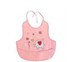 БУСИНКА НАГРУДНИК НА ЛЯМКАХ С КАРМАНОМ 35Х31СМ. /АРТ.1043/