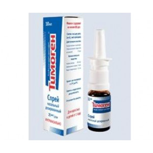 ТИМОГЕН 25МКГ/ДОЗА 10МЛ. НАЗАЛ.СПРЕЙ ФЛ. ТИМОГЕН 25МКГ/ДОЗА 10МЛ. НАЗАЛ.СПРЕЙ ФЛ.
