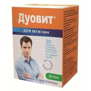 ДУОВИТ Д/МУЖЧИН №30 ТАБ. /KRKA/
