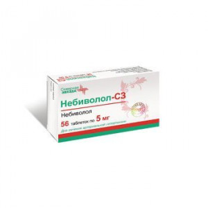 НЕБИВОЛОЛ-СЗ 5МГ. №56 ТАБ. /СЕВЕРНАЯ ЗВЕЗДА/ НЕБИВОЛОЛ-СЗ 5МГ. №56 ТАБ. /СЕВЕРНАЯ ЗВЕЗДА/