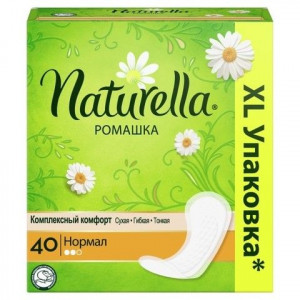 НАТУРЕЛЛА ПРОКЛАДКИ ЕЖЕДН. НОРМАЛ РОМАШКА №40 [NATURELLA]