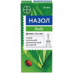 НАЗОЛ КИДС 0,125МГ/ДОЗА 150 ДОЗ 10МЛ. №1 НАЗАЛ.СПРЕЙ ФЛ.