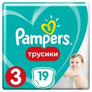 ПАМПЕРС ПОДГУЗН. ПАНТС ТРУСИКИ 3 МИДИ 6-11КГ №19 [PAMPERS]