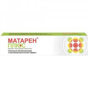 МАТАРЕН ПЛЮС 50Г. №1 КРЕМ Д/НАРУЖ.ПРИМ. ТУБА /НИЖФАРМ/