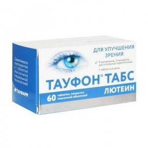 ТАУФОН ТАБС ЛЮТЕИН №60 ТАБ. П/О /ОТИСИФАРМ/ФАРМСТАНДАРТ/