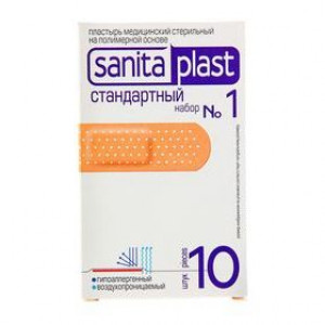 САНИТАПЛАСТ ЛЕЙКОПЛАСТ. №10 СТАНД.НАБОР №1 [SANITAPLAST]