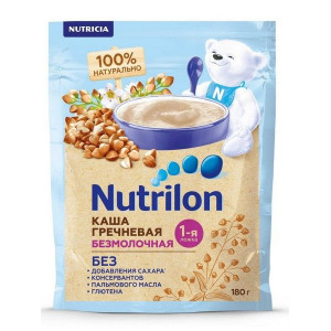 НУТРИЛОН КАША ГРЕЧНЕВАЯ Б/МОЛ. 180Г. [NUTRILON]