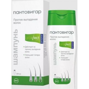 ПАНТОВИГАР ГРОВТЕКТ ФОРМУЛА ШАМПУНЬ П/ВЫПАДЕНИЯ ВОЛОС МУЖ. 200МЛ.