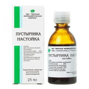 ПУСТЫРНИКА НАСТОЙКА 25МЛ. ФЛ. /ТВЕРСКАЯ ФФ/