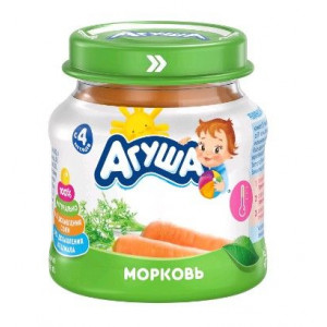 АГУША ПЮРЕ 80Г. МОРКОВЬ Б/САХ. 4+МЕС.