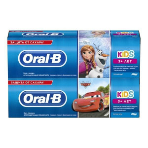 ОРАЛ БИ ЗУБ.ПАСТА Д/ДЕТЕЙ KIDS ЛЕГКИЙ ВКУС ХОЛОДНОЕ СЕРДЦЕ/ТАЧКИ 75МЛ. [ORAL].