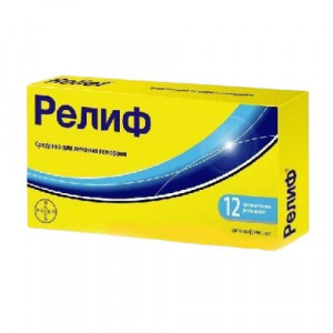 РЕЛИФ 5МГ. №12 СУПП. РЕКТ.