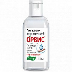 ОРВИС ГЕЛЬ Д/РУК А/СЕПТИЧ. 100МЛ. ФЛ. /ЭВАЛАР/