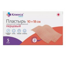 КЛИНСА ЛЕЙКОПЛАСТ. ПЕРЦОВЫЙ 10Х18СМ. ПЕРФ. №5