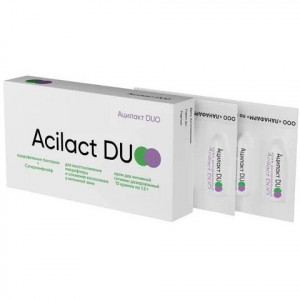 АЦИЛАКТ ДУО КРЕМ Д/ИНТИМ.ГИГИЕНЫ 1,2Г. №10 АЦИЛАКТ ДУО КРЕМ Д/ИНТИМ.ГИГИЕНЫ 1,2Г. №10