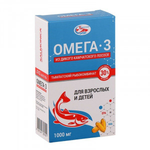 САЛМОНИКА ОМЕГА-3 ИЗ ДИКОГО КАМЧАТСКОГО ЛОСОСЯ 1300МГ. №42 КАПС. [SALMONICA]