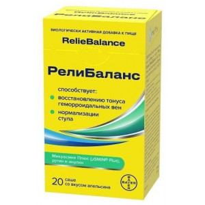 РЕЛИБАЛАНС 10МЛ. №20 СУСП. Д/ПРИЕМА ВНУТРЬ АПЕЛЬСИН САШЕ РЕЛИБАЛАНС 10МЛ. №20 СУСП. Д/ПРИЕМА ВНУТРЬ АПЕЛЬСИН САШЕ
