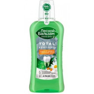 ЛЕСНОЙ БАЛЬЗАМ ОПОЛАСК. Д/РТА ТОТАЛ МОРСК.СОЛЬ+РОМАШКА+ОБЛЕПИХА 400МЛ.