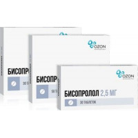 БИСОПРОЛОЛ 10МГ. №60 ТАБ. П/П/О /ОЗОН/
