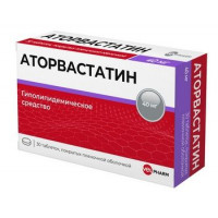 АТОРВАСТАТИН ВЕЛФАРМ 40МГ. №30 ТАБ. П/П/О /ВЕЛФАРМ/