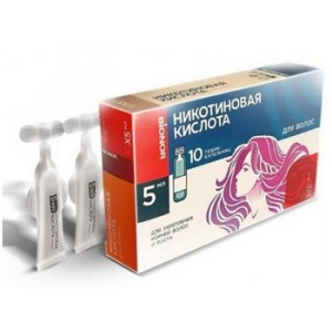 НИКОТИНОВАЯ КИСЛОТА Д/ВОЛОС 5МЛ. №10 ТЮБ./КАП. /БИОНОР/ НИКОТИНОВАЯ КИСЛОТА Д/ВОЛОС 5МЛ. №10 ТЮБ./КАП. /БИОНОР/