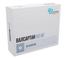 ВАЛСАРТАН 80МГ. №90 ТАБ. П/П/О /ОЗОН/