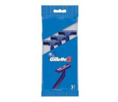 ЖИЛЛЕТ СТАНОК ЖИЛЛЕТ-2 №3 ОДНОРАЗОВЫЙ [GILLETTE]