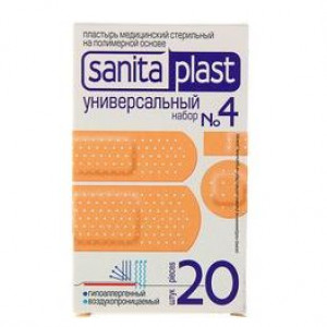 САНИТАПЛАСТ ЛЕЙКОПЛАСТ. №20 УНИВЕРС.НАБОР №4 [SANITAPLAST]