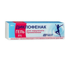ДИКЛОФЕНАК-АКОС 5% 30Г. ГЕЛЬ /СИНТЕЗ/