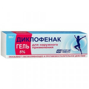 ДИКЛОФЕНАК-АКОС 5% 30Г. ГЕЛЬ /СИНТЕЗ/